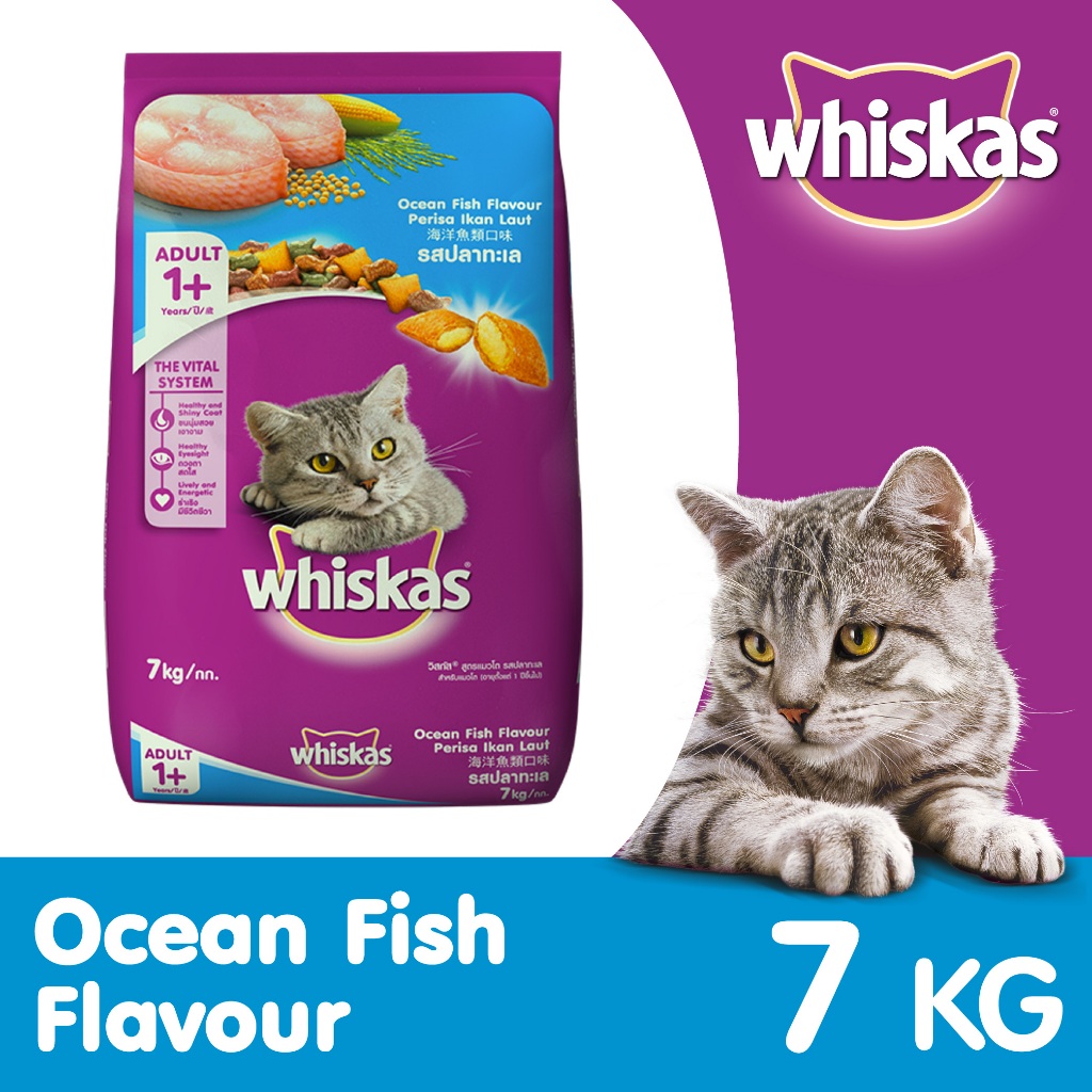 Jual Cat Food Whiskas Adult Ocean Fish tuna Kg Makanan kering