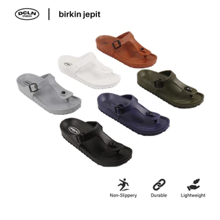 Declan Sandal Karet Birkin Jepit No Box DEUBI 06-035 Unisex Pria Wanita