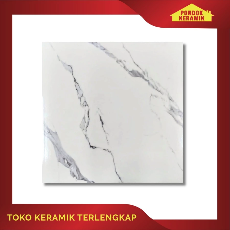 Keramik Lantai Avignon 50x50 Turki Grey / Keramik Marble Carara