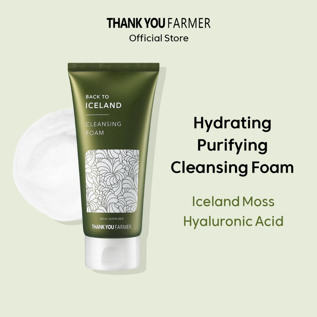 Jual Thank You Farmer Back to Iceland Cleansing Foam 110 ml | Facial ...