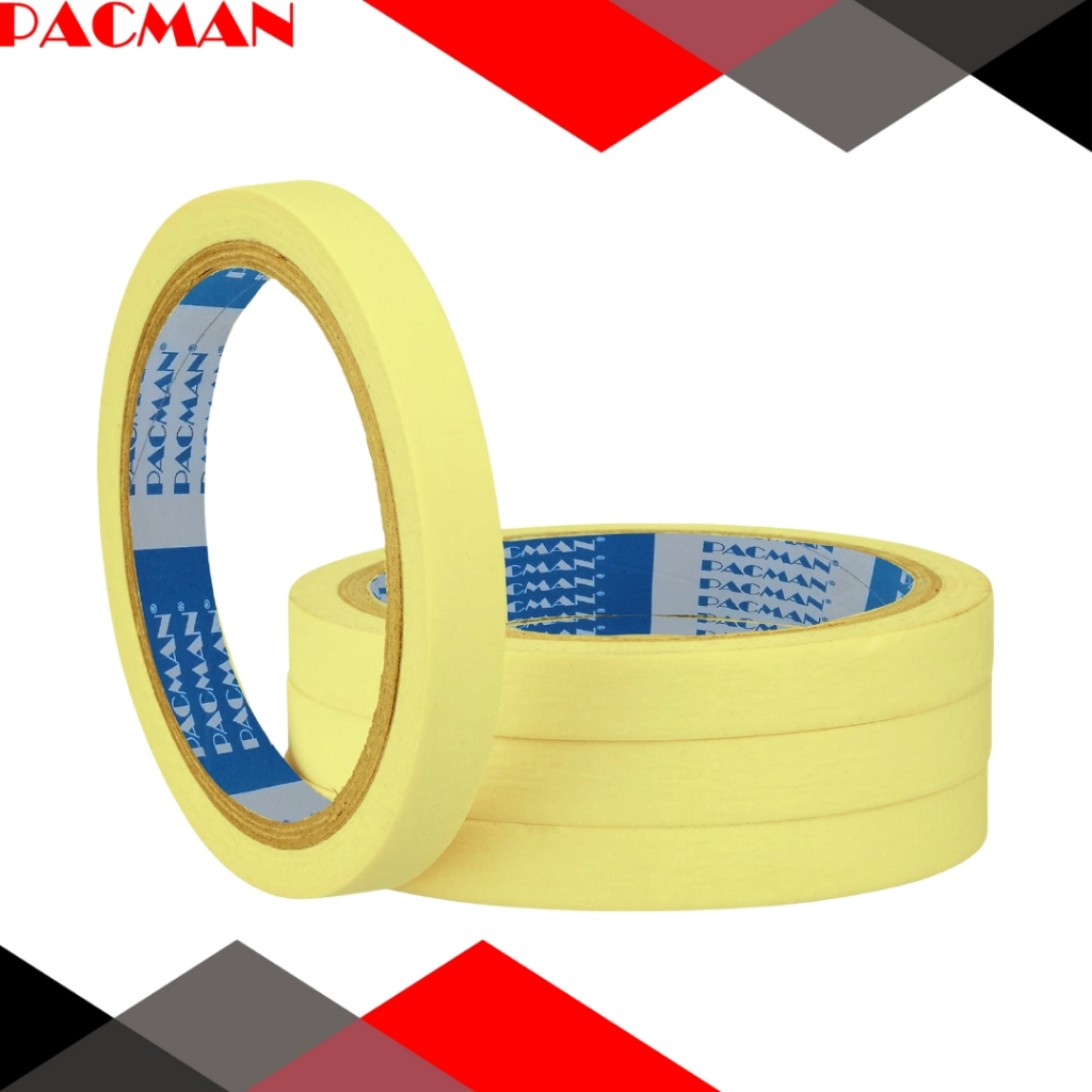 Jual Masking Tape Lakban Kertas lakban Isolasi Solatip Pacman Pita