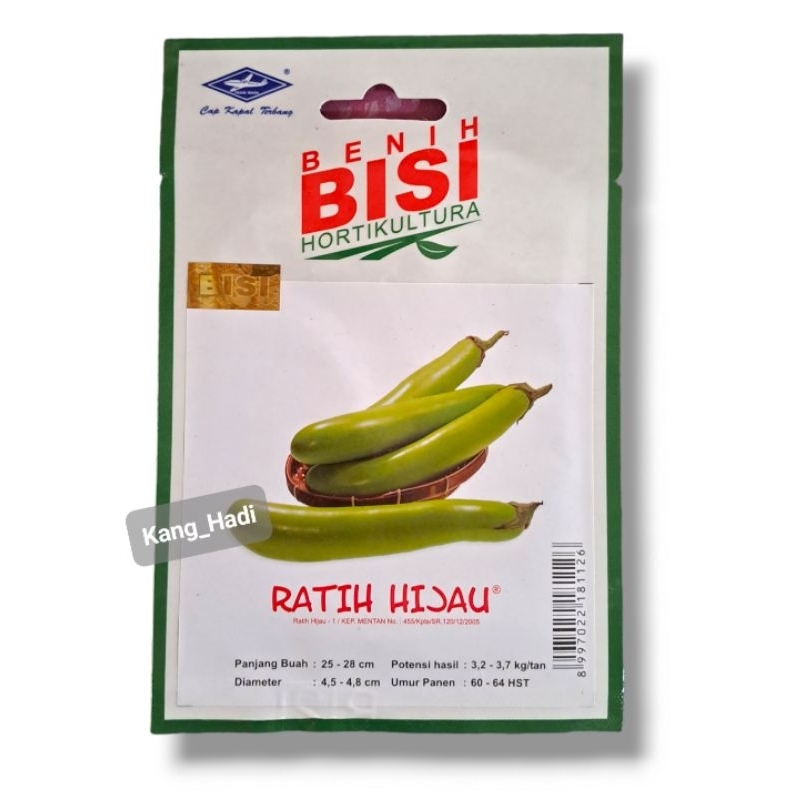 Jual Bisi Benih Terong Hijau Ratih Hijau Biji Original Shopee Indonesia