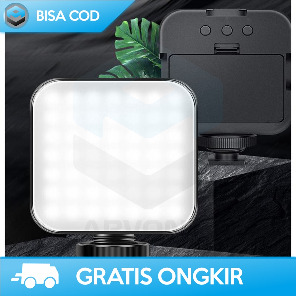 Jual LAMPU LED KAMERA VIDEO ORIGINAL 6500K MINI PORTABLE USB TYPE C ...