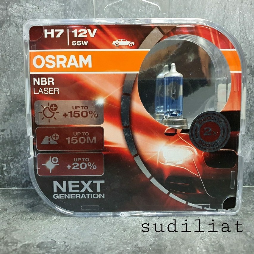 Jual Bohlam Lampu Halogen Osram H V W Nbr Night Breaker Laser Shopee Indonesia