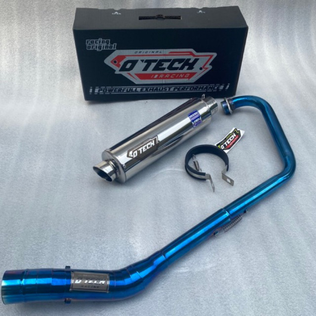Jual knalpot original otech racing long titan fullset vixion cb150r ...