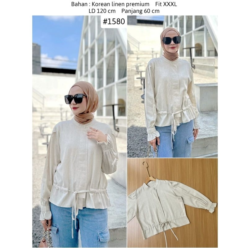 Jual Baju Blouse Wanita Blouse HAERIN XMAN BK100 Shopee Indonesia