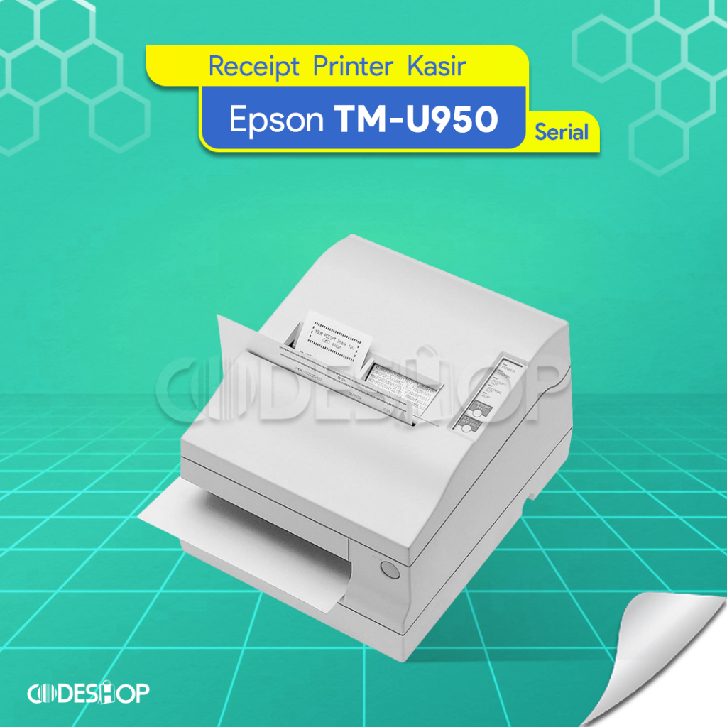 Jual Printer Slip Dot Matrix Epson TMU950 Cetak Rangkap 4 Port RS232