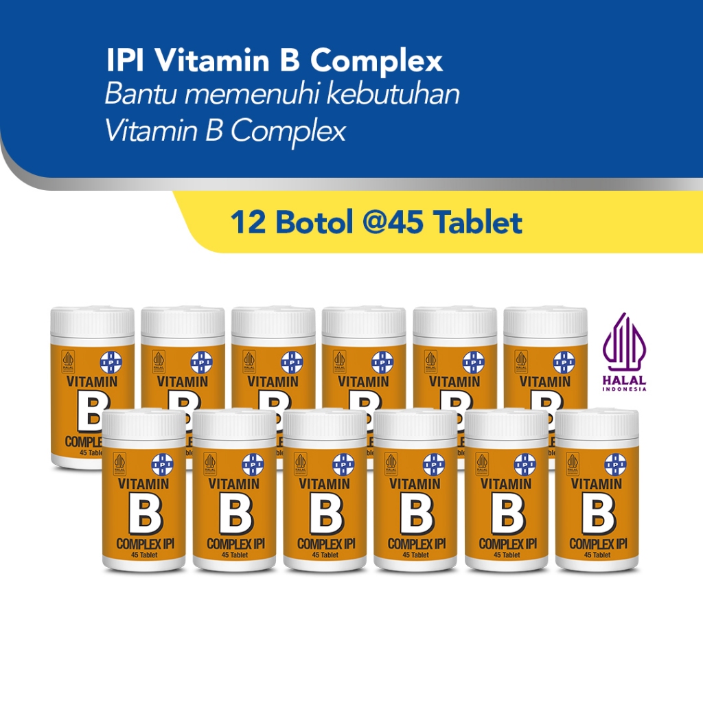 Jual IPI Vitamin B Complex (12 Pcs) [Exp : 07.2025] | Shopee Indonesia