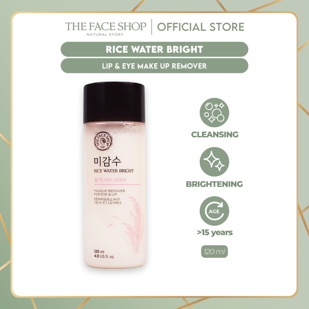 Jual Rice Water Bright Lip Eye MakeUp Remover Shopee Indonesia