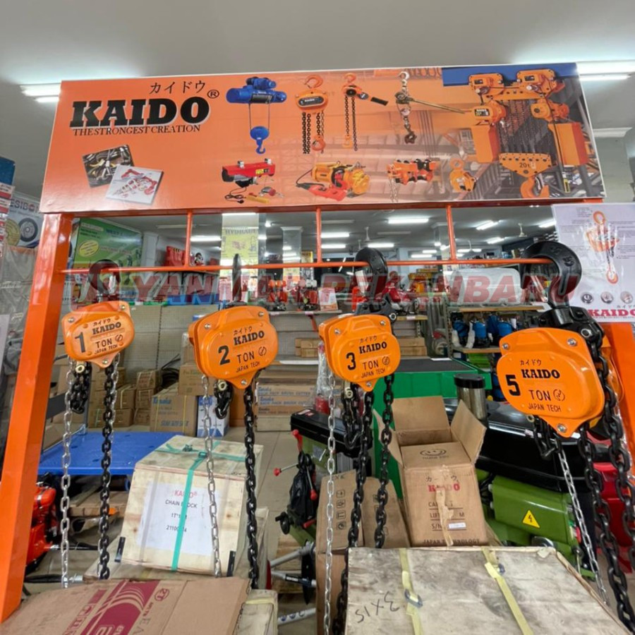 Jual Alat Angkut Barang Berat Katrol Rantai / Chain Block KAIDO 10 ...