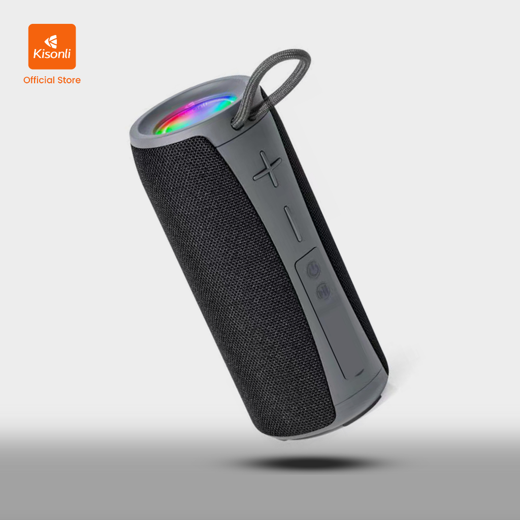 Jual KISONLI Speaker Bluetooth Q20 Waterproof IPX4 With LED Light Bass ...