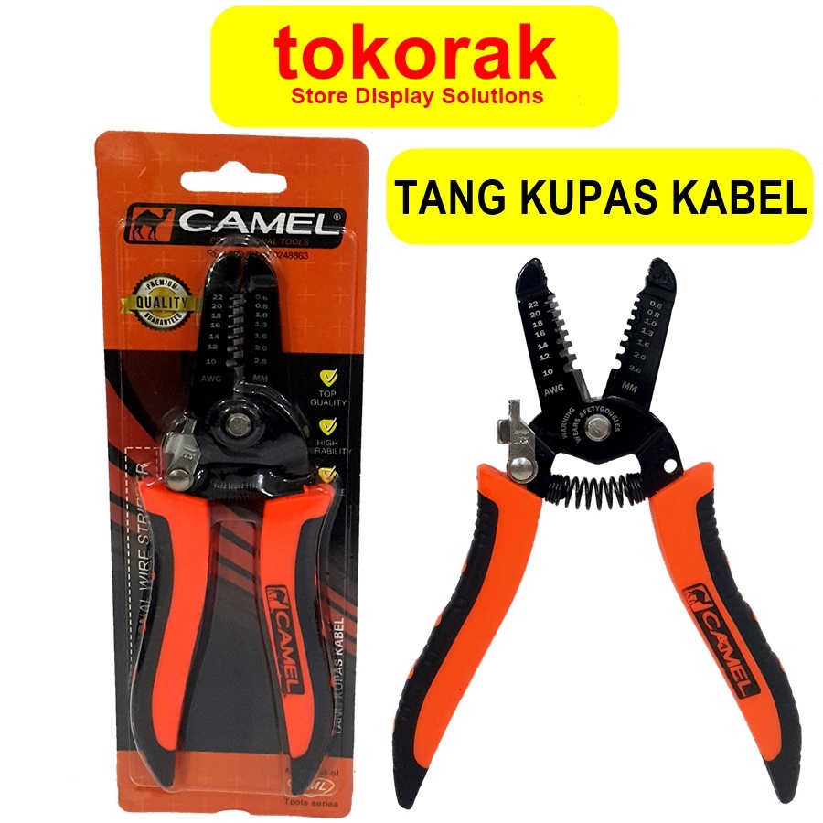 Jual Tang Potong Kupas Kabel Camel Cable Cutter Pliers Listrik