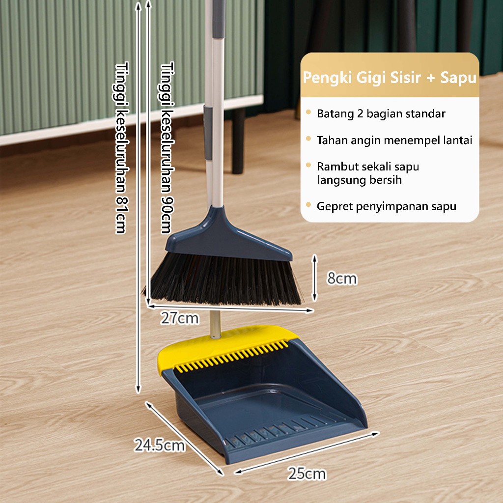 Jual Sapu Pengki Lipat Alat Pembersih Lantai Sapu Lantai Pengki Set