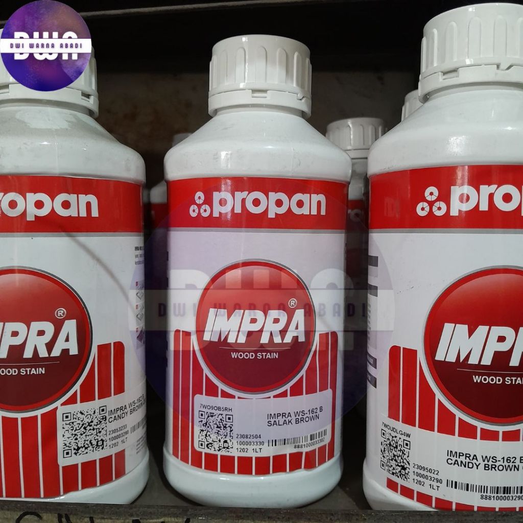 Jual IMPRA WS162 B SALAK BROWN CAT KAYU WOOD STAIN PROPAN 1L Shopee