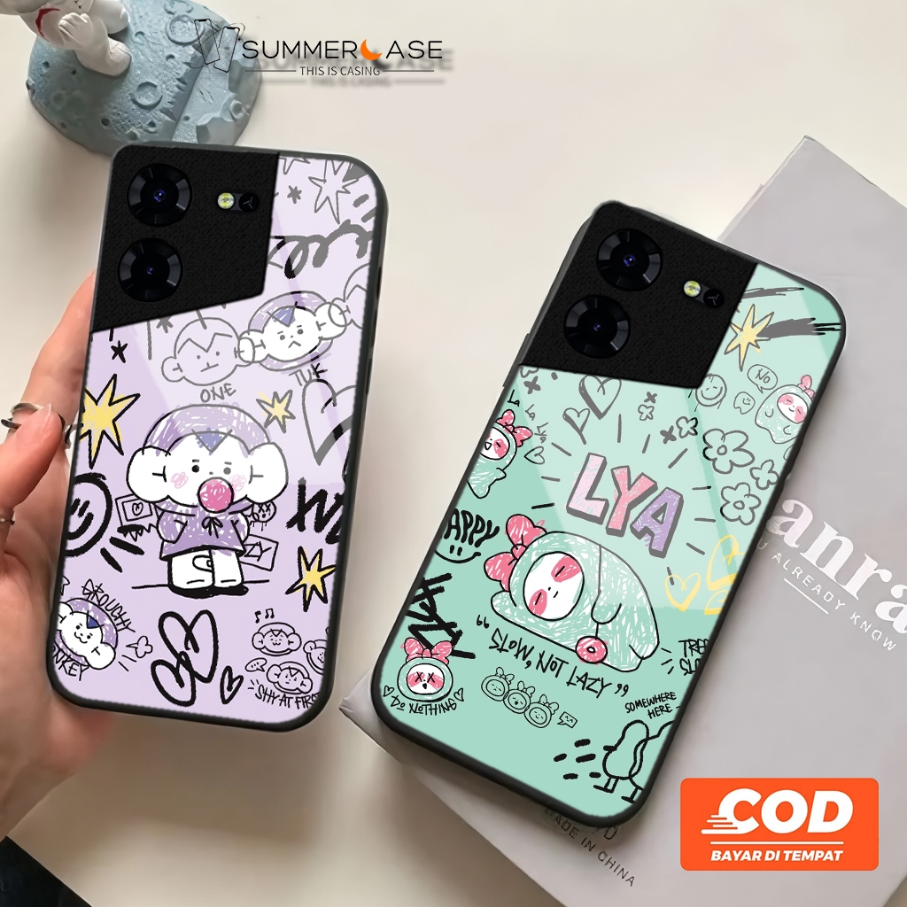 Jual A148 SOFTCASE KACA GLOSSY ITZY TWINZY TECNO POVA 5 PRO ALL TYPE ...