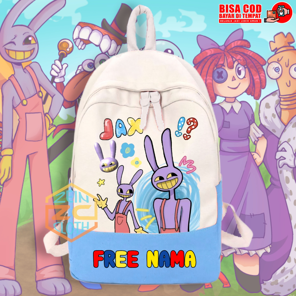Jual Tas Anak TK/PAUD Jax Digital Circus / Ransel Backpack Anak The ...