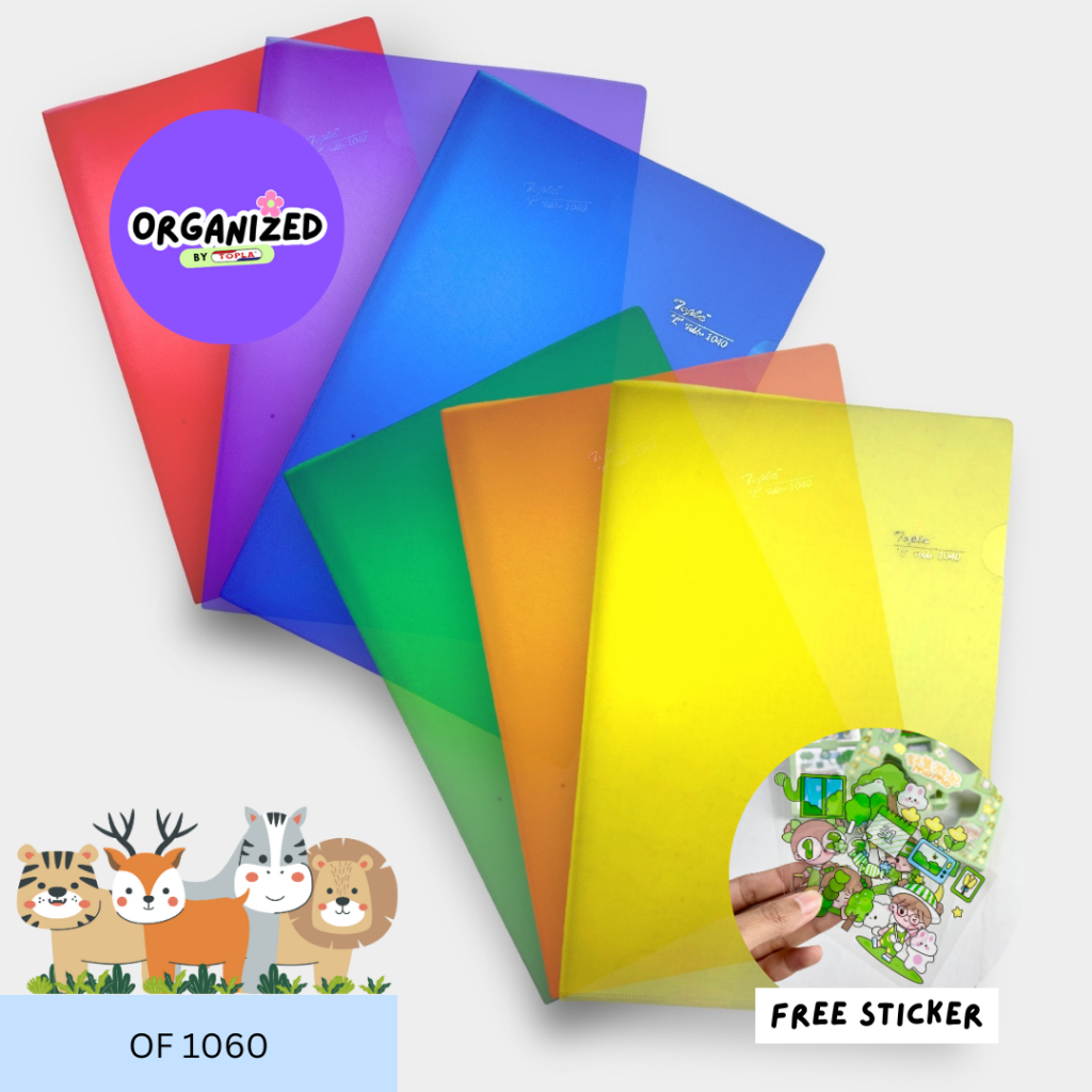 Jual TOPLA Map L Folder Map Dokumen Folio 1040 Map Slip Dokumen Kertas ...