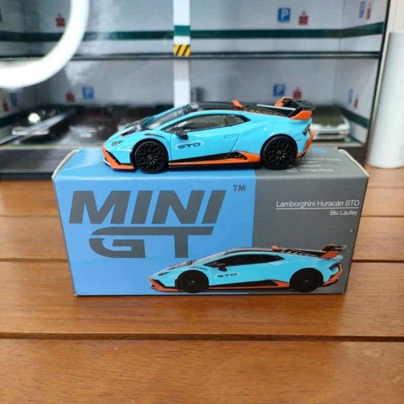 Jual Minigt Mini Gt Lamborghini Huracan Sto Blu Laufey Shopee Indonesia