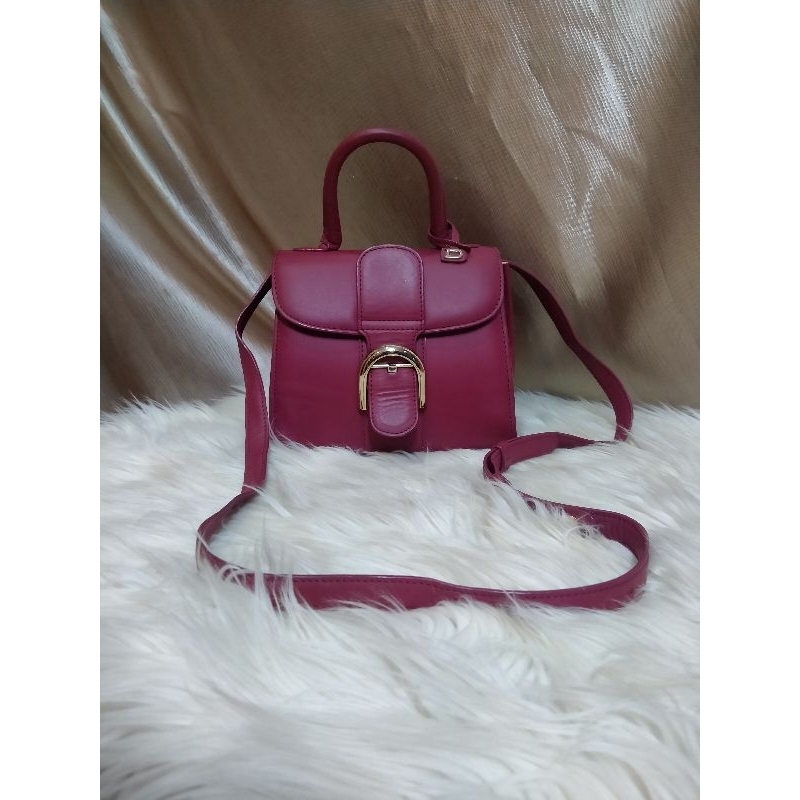 Jual delvaux mini sling seken bag preloved Shopee Indonesia