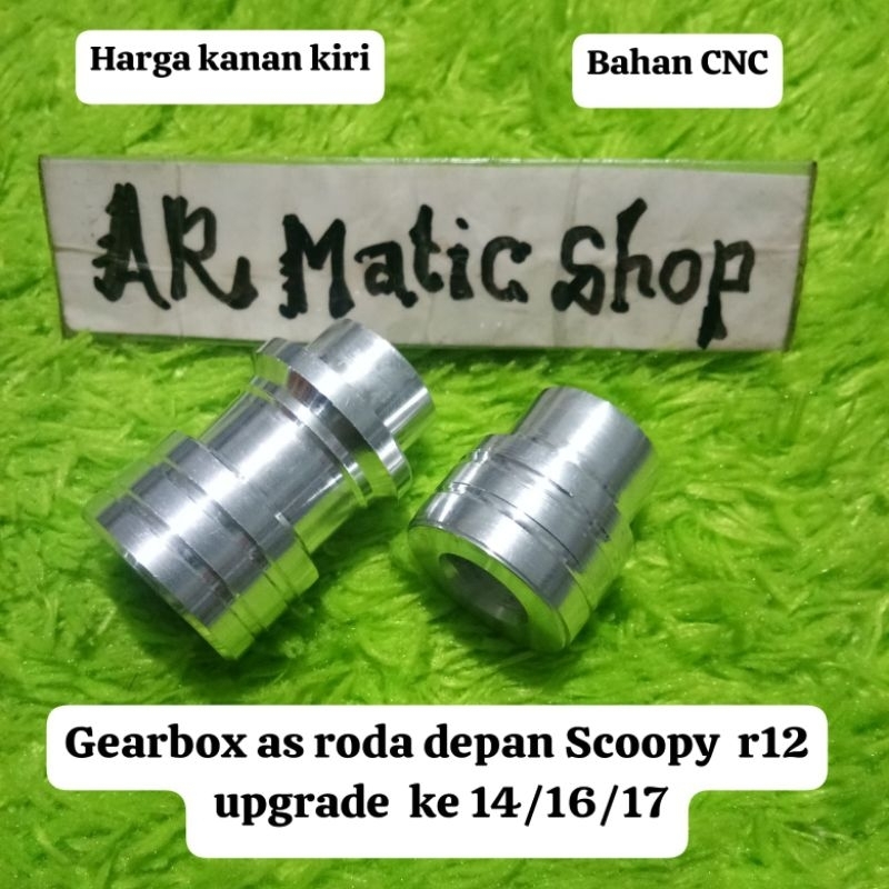 Jual Gearbox Bosh As Roda Depan Scoopy R Upgrade Ke Ring Bahan Cnc Almu Tebal