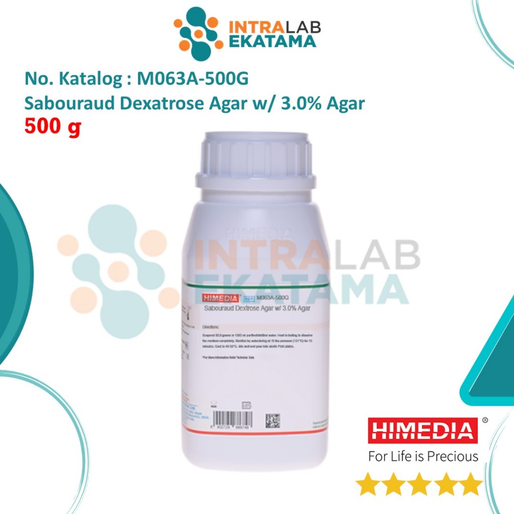 Jual M063A-500G Sabouraud Dextrose Agar W/ 3.0% Agar | Shopee Indonesia