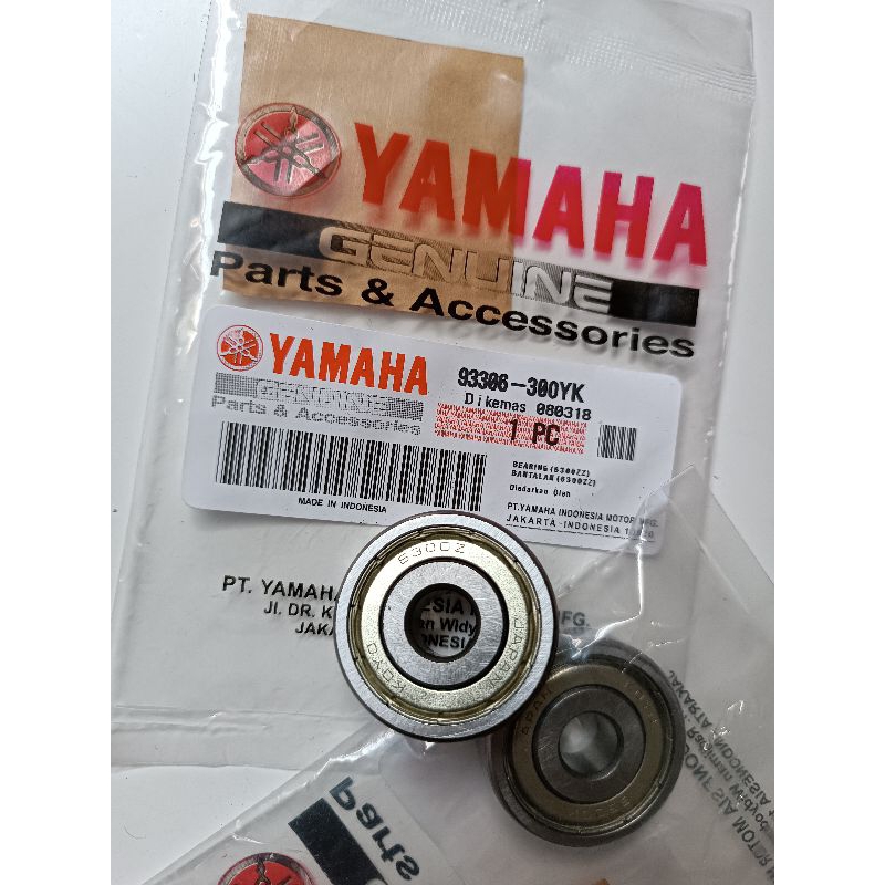 Jual BEARING/LAHER 6300 RODA DEPAN SATU SET MIO SPORTY JUPITER VEGA MIO ...