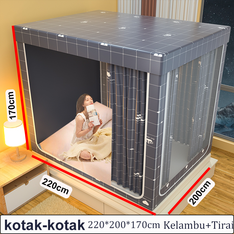 Jual Kelambu Tidur Bentuk Kotak Kelambu Lipat Kelambu Pelajar Kelambu Tirai Kelambu Nyamuk