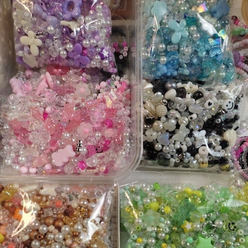 Jual Paket meronce manik manik gelang cincin kalung | Shopee Indonesia