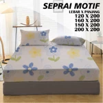 Sprei Kasur Motif Aesthetic 4 Size Sprei Halus Lembut Fitted Sheet Antigeser ML-1