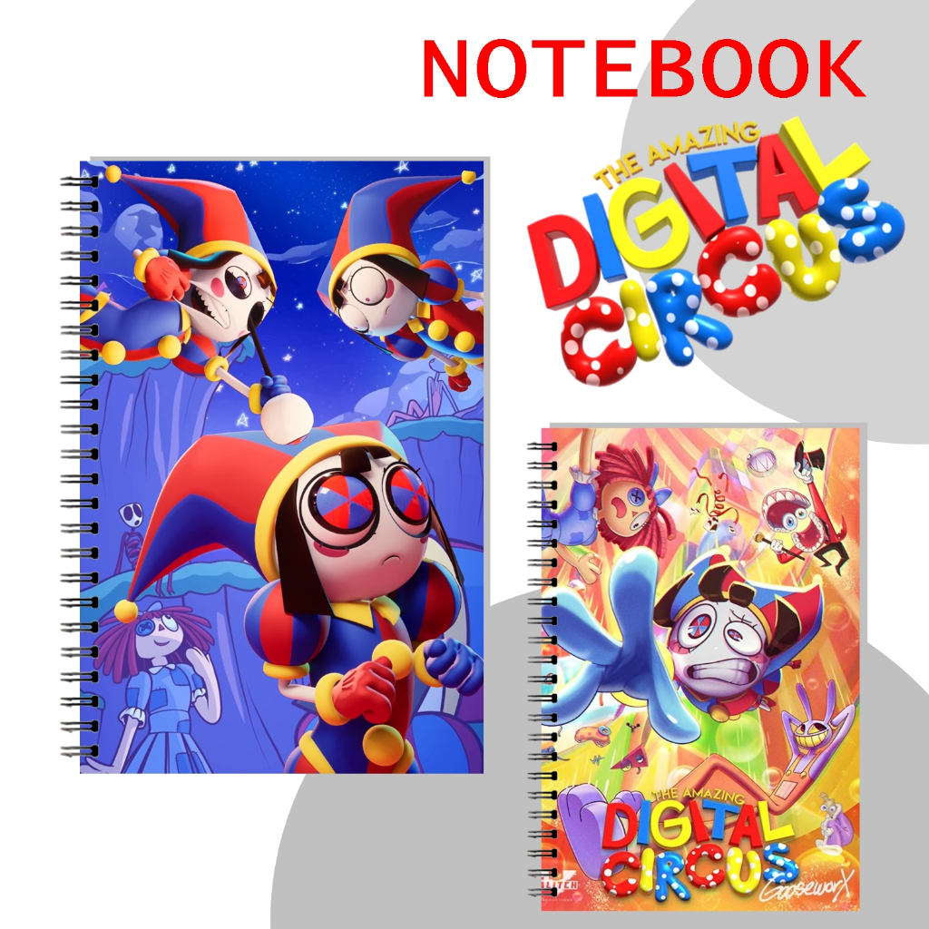 Jual Notebook Pomni Amazing Digital Circus A6 Spiral Book Pomni Jax ...