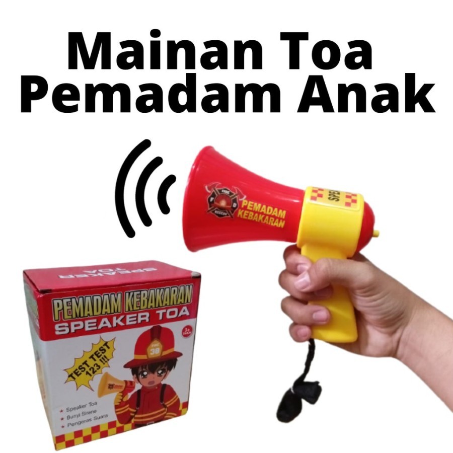 Jual Mainan Anak Toa Mini Toa Polisi Megaphone Sirine'/ Mainan Anak ...