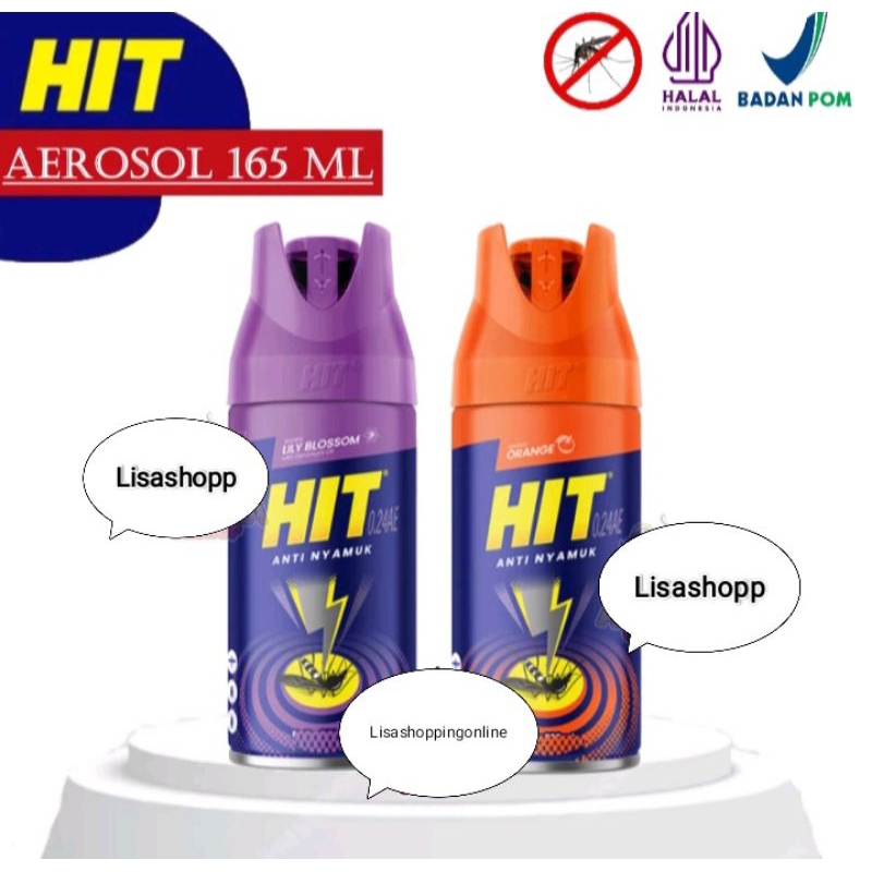 Jual Hit Aerosol anti nyamuk Lily Blossom Orange 150ML | Shopee Indonesia