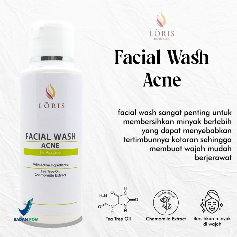 Jual Facial Wash Acne 100ml Sabun Cuci Muka Kulit Berjerawat