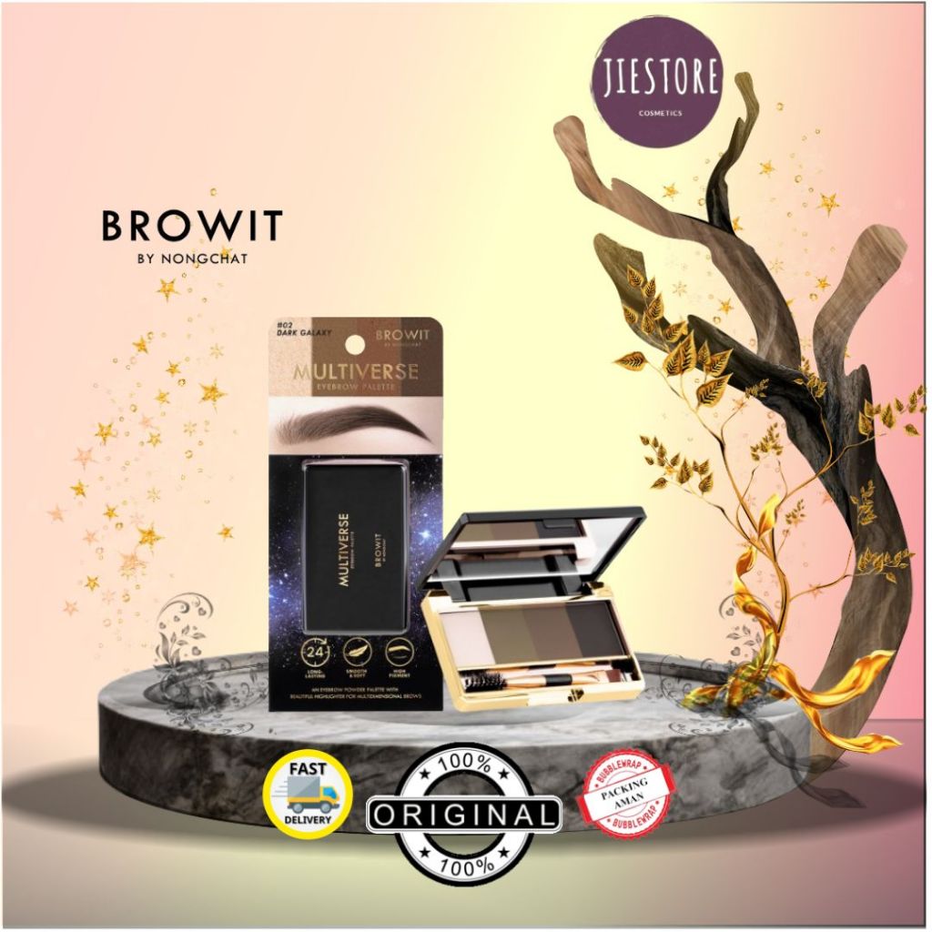 Jual NEW PRODUCT BROWIT EYEBROW PALETTE MULTIVERSE WITH HIGHLIGHTER ...