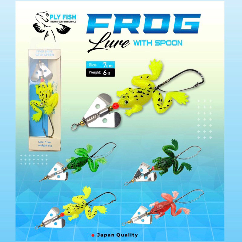 Jual Soft Frog 7Cm 6G - Frog Lure With Spoon Casting PLY FISH | Shopee ...