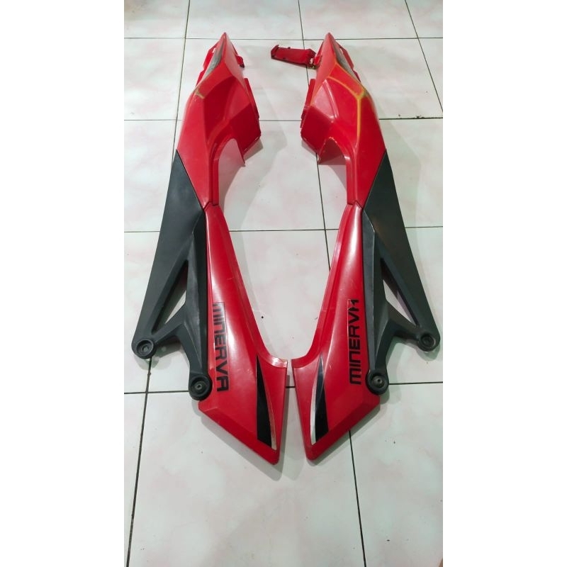 Jual Cover body belakang Minerva MX 150 new minerva R 150 vx original