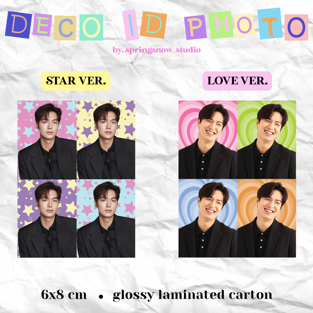 Jual [ready] K Drama Actor Deco Id Photo Pas Foto Aktor Korea Park