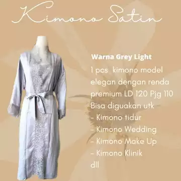 Kimono Satin Velvet Bride Wedding Pengantin Elegan