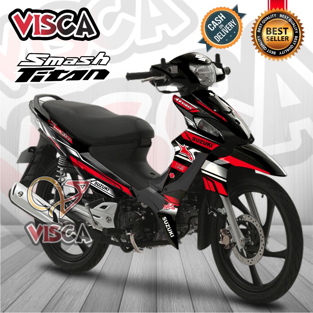 Jual Decal Smash Titan Full Body Stiker Smash Full Body Stiker Motor ...