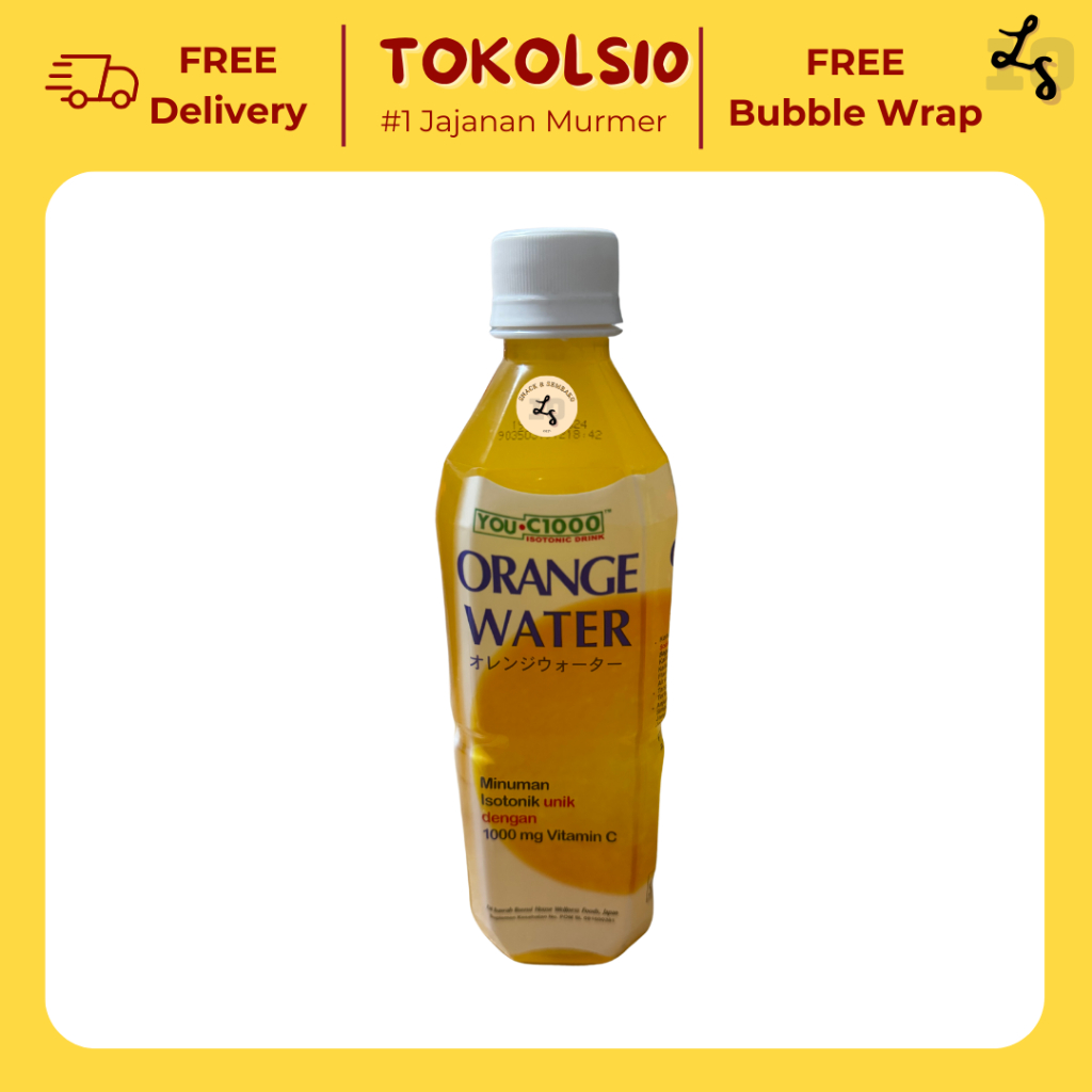 Jual You C 1000 Orange Water Minuman Vitamin C Isotonik @500ml | Shopee ...