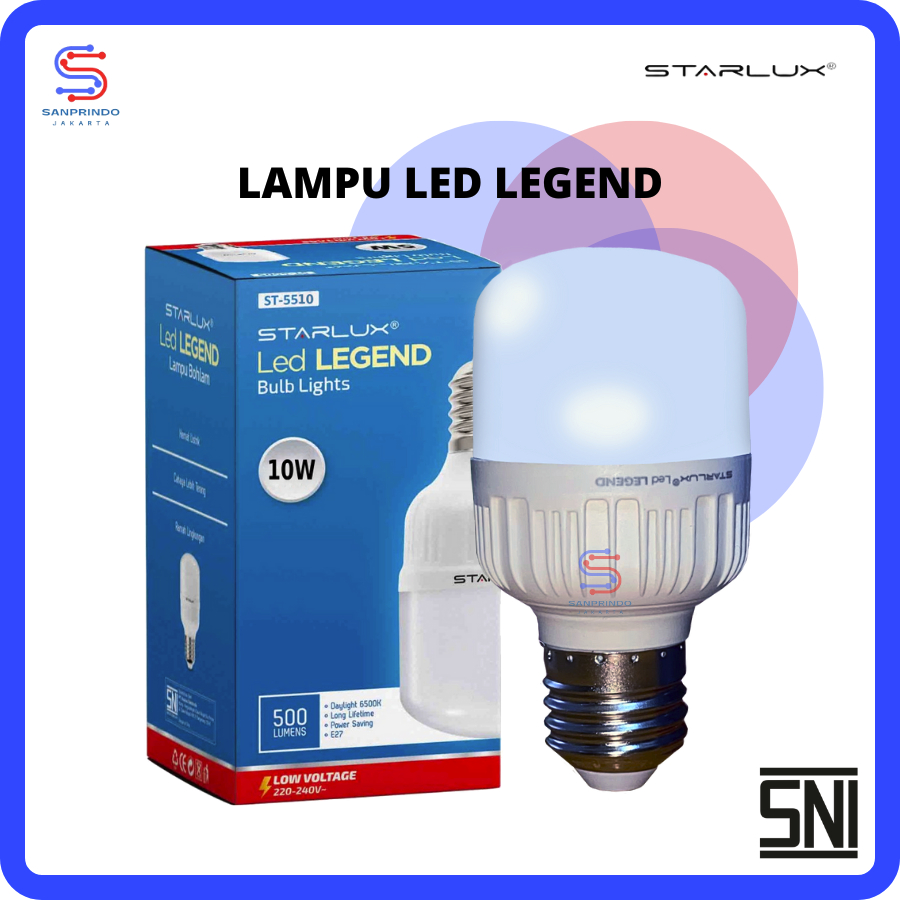 Jual Lampu Bohlam Led Legend Starlux Watt Lampu Led Bohlam W