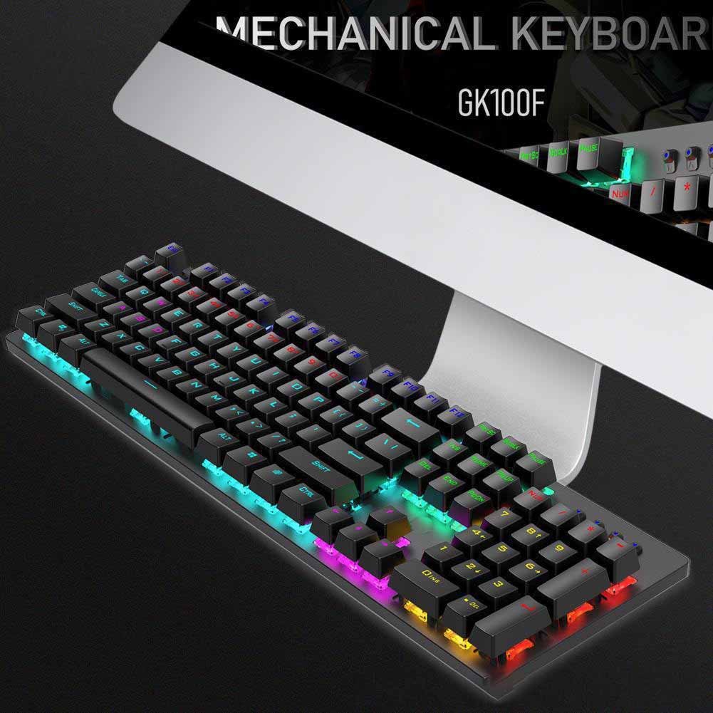 Jual Mixed -light Blue Shaft Mechanical Keyboard USB Antarmuka/Gaming ...