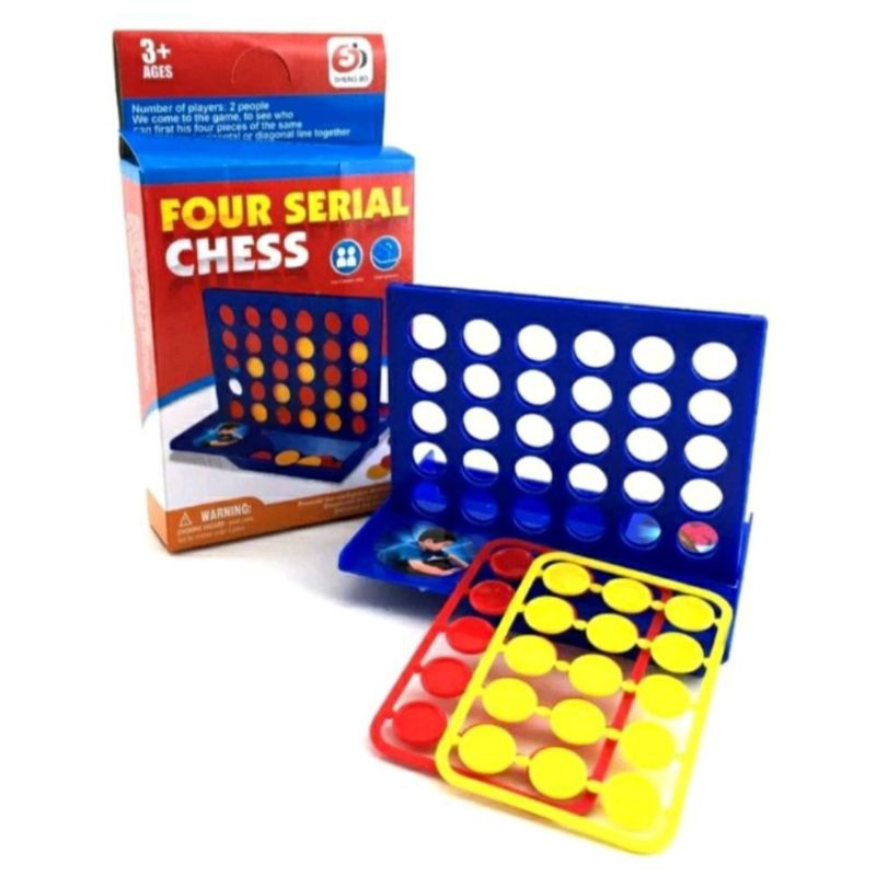 Jual Mainan board game bingo four serial chess mainan edukasi anak