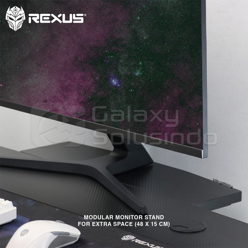 Jual Rexus GALA RGB Gaming Desk Meja Gaming - White Black | Shopee ...
