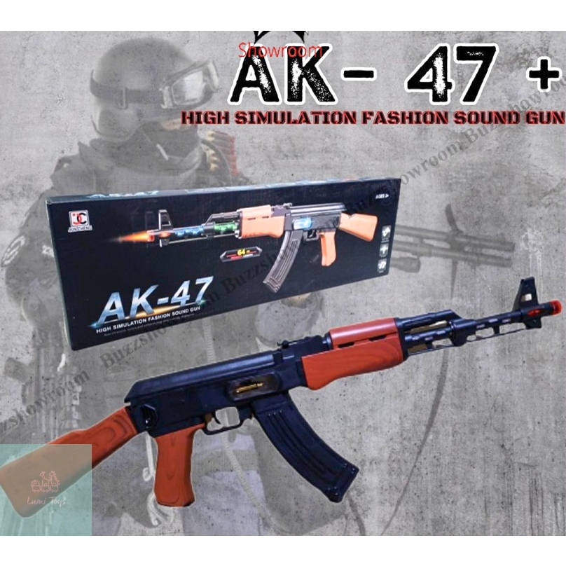 Jual Mainan Anak Tembakan AK47 Pistol Mainan Senapan Infrared AK 47 ...