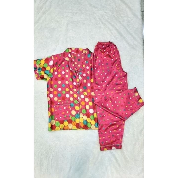 Set Piyama Dewasa Wanita Piyama Satin Wanita Piyama Wanita Lengan Pendek