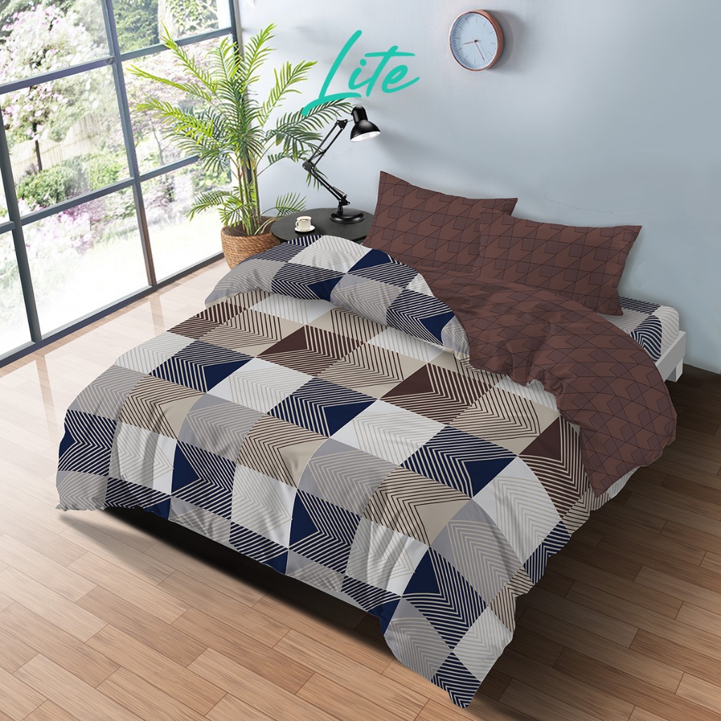 Jual Kintakun LITE Bedcover Set Fitted 160 X 200 Minimalis Bunga ...