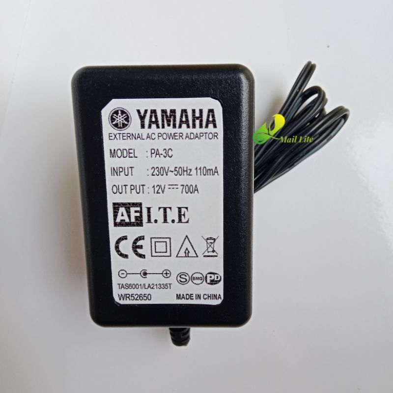 Yamaha Alimentatore Alimentatore 12V Per Tastiere Yamaha - Compatibile Con Modelli PSR Serie, PA-1 - Caricabatteria Esterno TOP CHARGEUR - Foto 5
