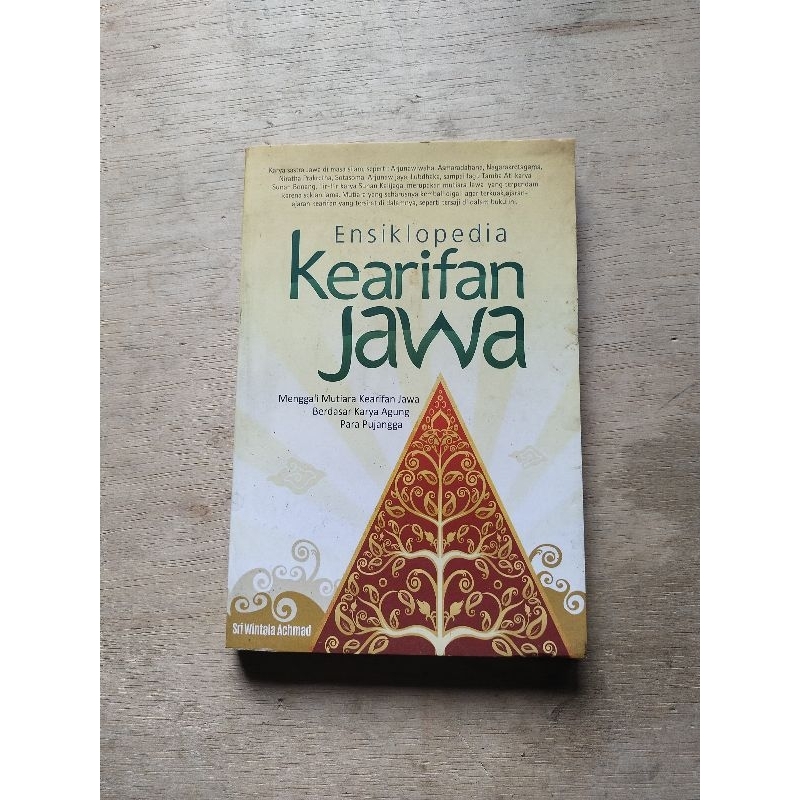 Jual Buku Budaya, Ensiklopedia KEARIFAN JAWA Karya Sri Wintala Achmad ...