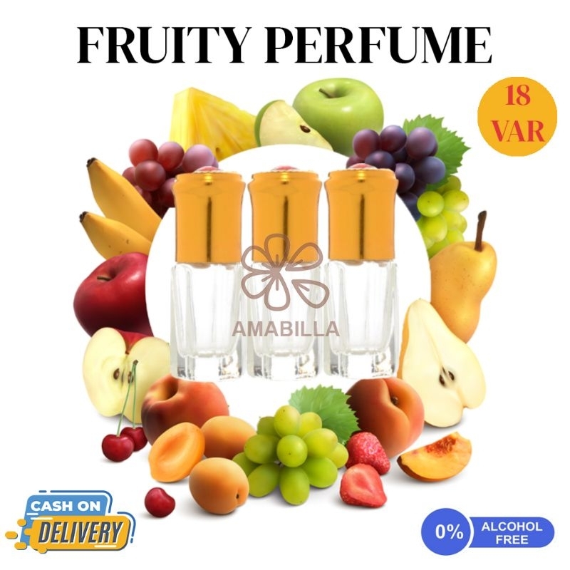 Jual PARFUM FRUITY BUAH-BUAHAN Original Non Alkohol 3ml Parfum Original ...